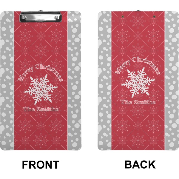 Snowflakes Clipboard (Legal) (Front + Back)