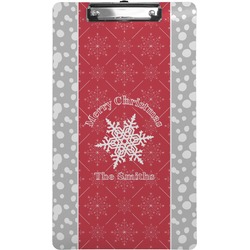 Snowflakes Clipboard (Legal Size) (Personalized)