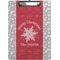 Snowflakes Clipboard (Letter Size) (Personalized)