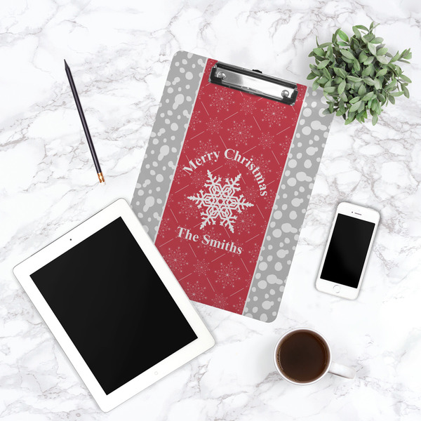 Snowflakes Clipboard - Lifestyle Photo