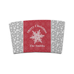 Snowflakes Coffee Cup Sleeve (Personalized)