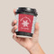 Snowflakes Coffee Cup Sleeve - LIFESTYLE