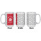 Snowflakes Coffee Mug - 15 oz - White APPROVAL