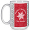 Snowflakes Coffee Mug - 15 oz - White Full