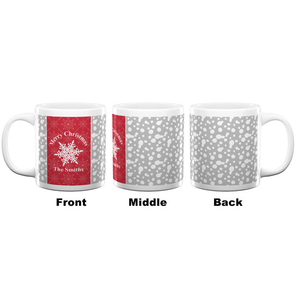 Snowflakes Coffee Mug - 20 oz - White APPROVAL