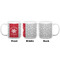 Snowflakes Coffee Mug - 20 oz - White APPROVAL