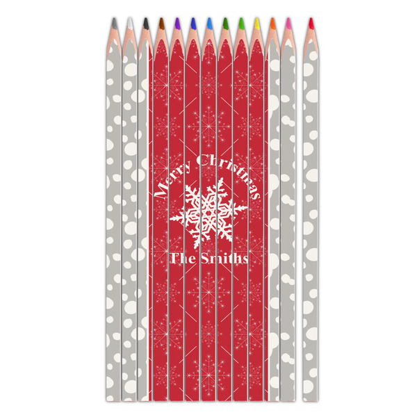 Custom Snowflakes Colored Pencils (Personalized)