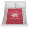Snowflakes Comforter - Full / Queen (Personalized)