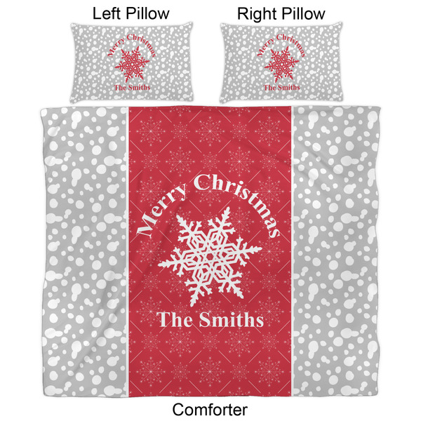 Snowflakes Comforter Set - King - Approval