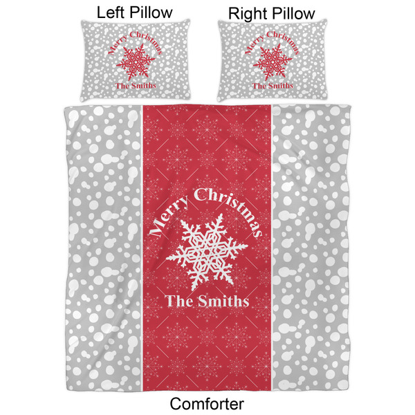 Snowflakes Comforter Set - Queen - Approval