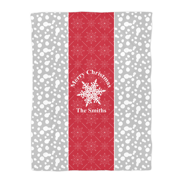 Snowflakes Comforter - Twin - Front