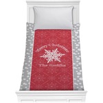 Snowflakes Comforter - Twin (Personalized)