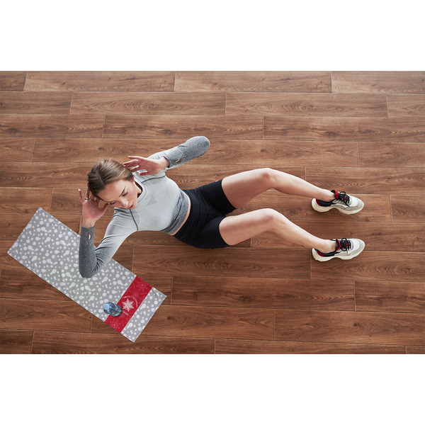 Snowflakes Cooling Towel- Lifestyle