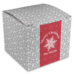 Snowflakes Cube Favor Gift Boxes (Personalized)