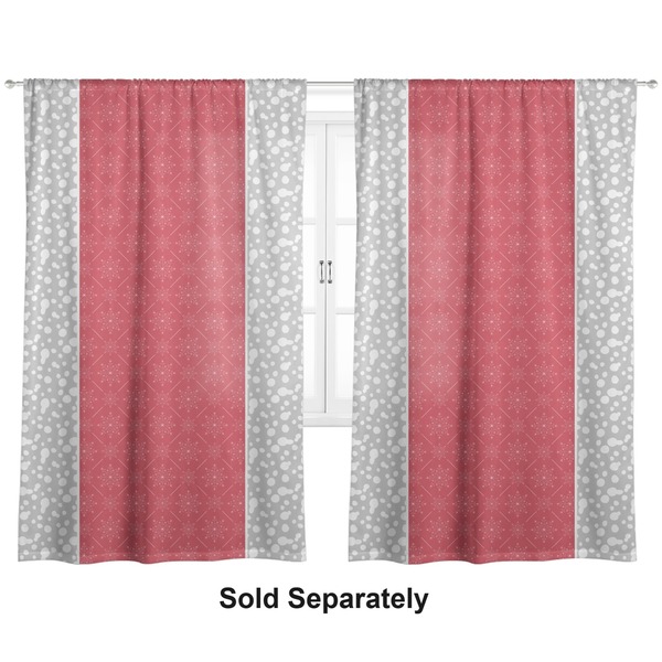 Custom Snowflakes Curtain Panel - Custom Size