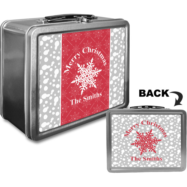 Snowflakes Custom Lunch Box / Tin Approval