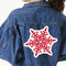 Snowflakes Twill Iron On Patch - Custom Shape - 3XL