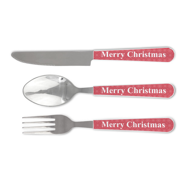 Custom Snowflakes Cutlery Set (Personalized)