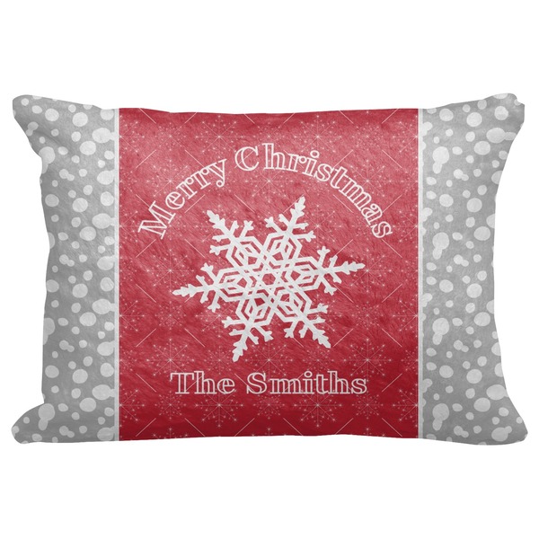 Custom Snowflakes Decorative Baby Pillowcase - 16"x12" (Personalized)