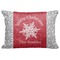 Snowflakes Decorative Baby Pillowcase - 16"x12" (Personalized)
