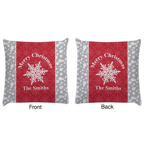 Snowflakes Decorative Pillow Case - Approval