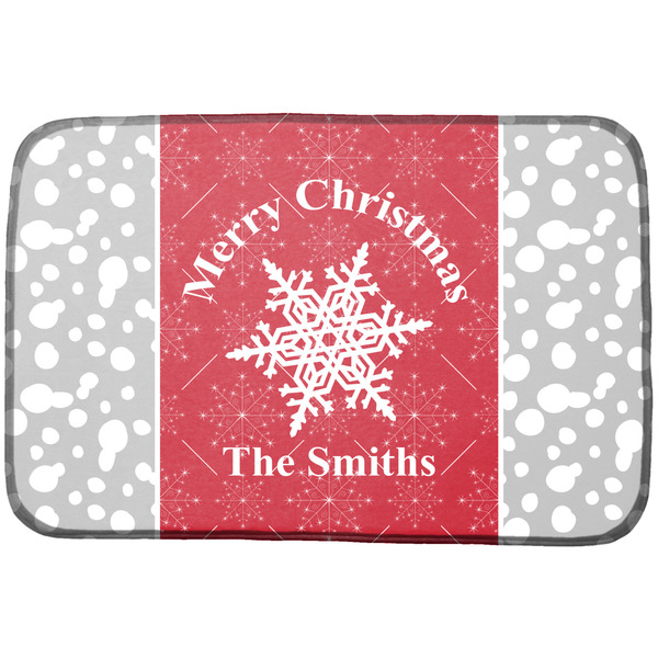 Custom Snowflakes Dish Drying Mat (Personalized)