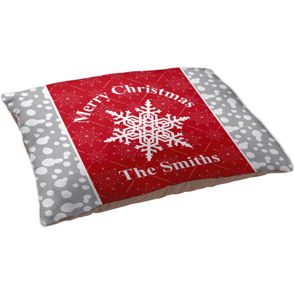 Snowflakes Dog Bed - Large