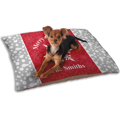 Snowflakes Dog Bed - Small w/ Name or Text