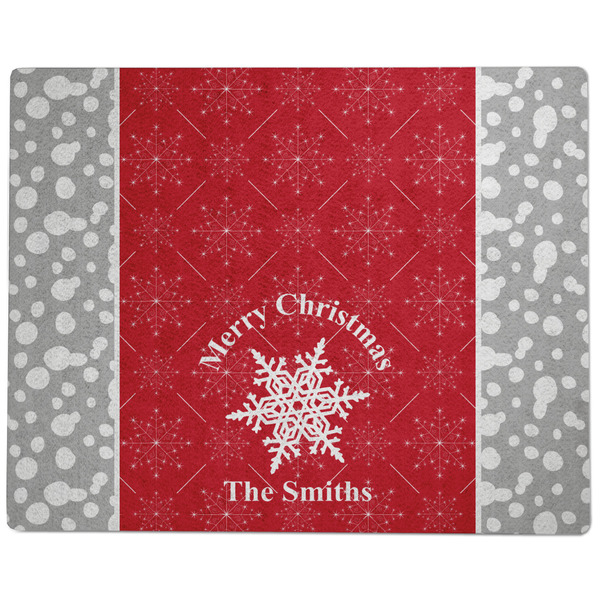 Snowflakes Dog Food Mat - Large without Bowls