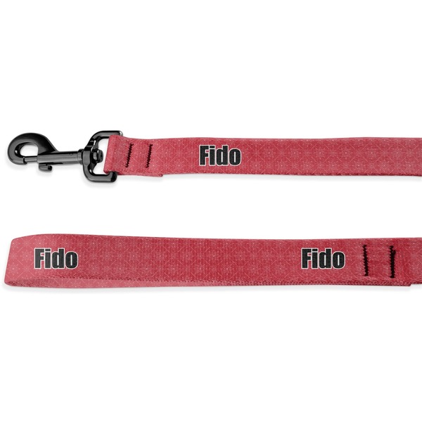 Custom Snowflakes Deluxe Dog Leash (Personalized)