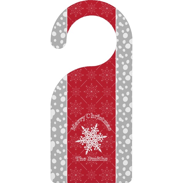 Custom Snowflakes Door Hanger (Personalized)