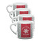 Snowflakes Double Shot Espresso Mugs - Set of 4 Front