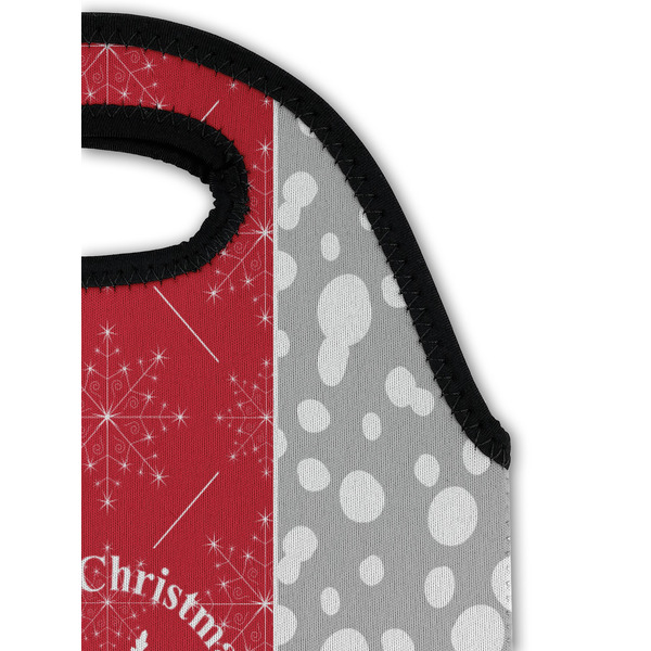 Snowflakes Double Wine Tote - Detail 1 (new)
