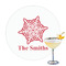 Snowflakes Drink Topper - Large - Single with Drink