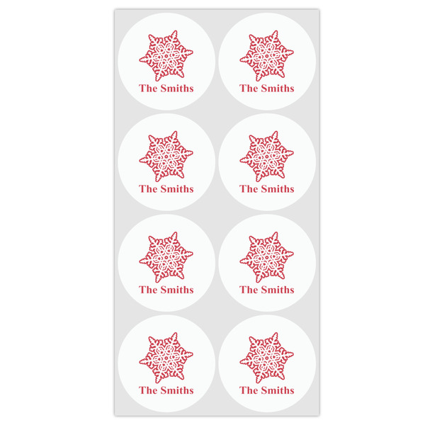 Snowflakes Drink Topper - Medium - Set of 12