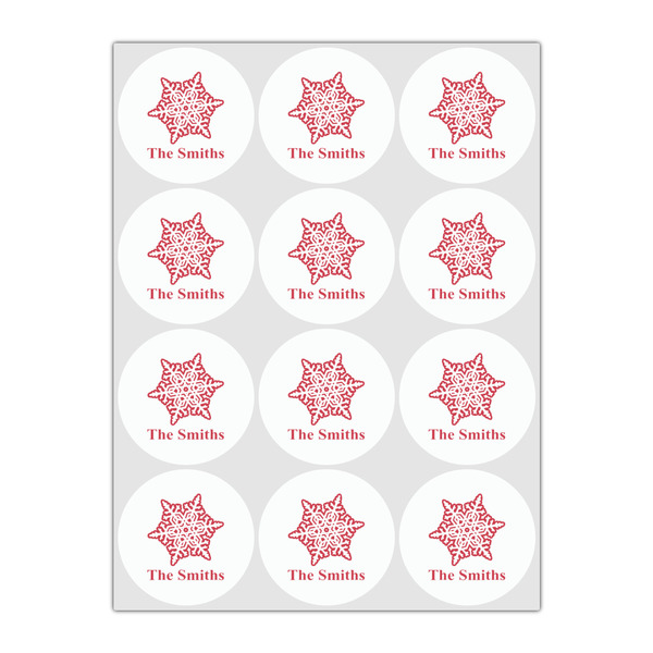 Snowflakes Drink Topper - Small - Set of 12