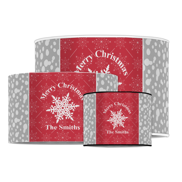 Snowflakes Drum Lampshades - MAIN