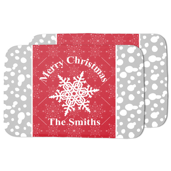 Snowflakes Drying Dish Mat - MAIN