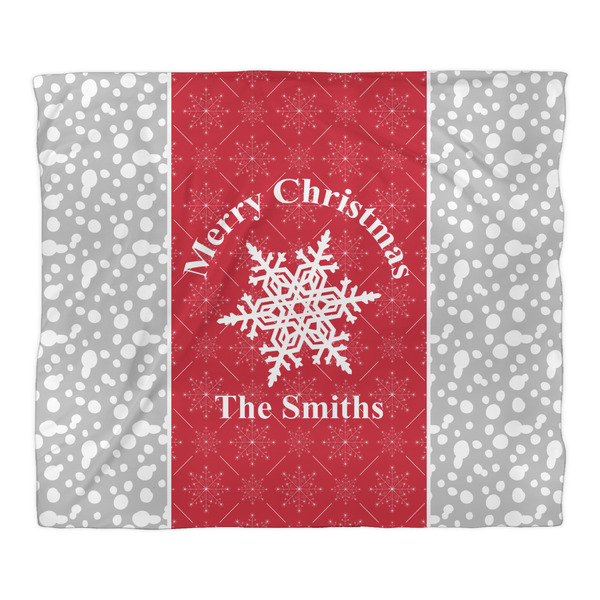 Snowflakes Duvet Cover - King - Front