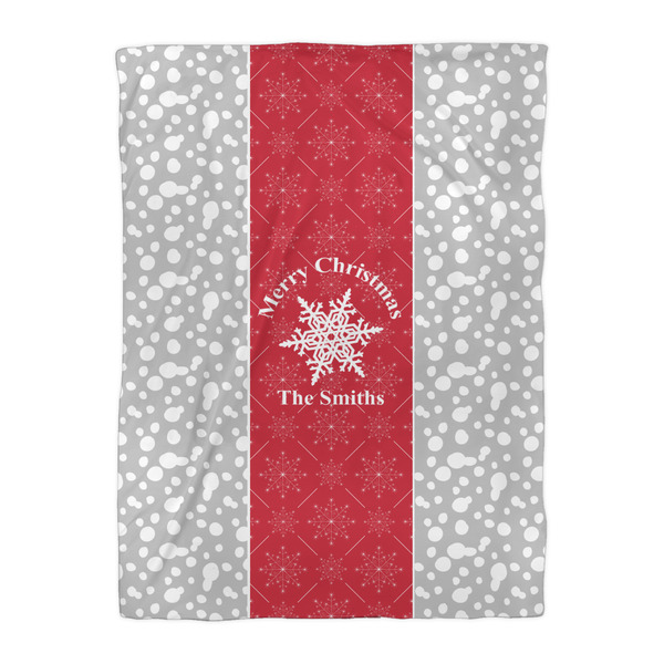 Snowflakes Duvet Cover - Twin XL - Front