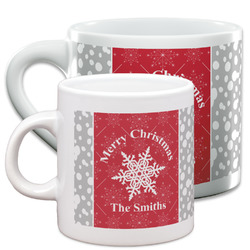 Snowflakes Espresso Cup (Personalized)