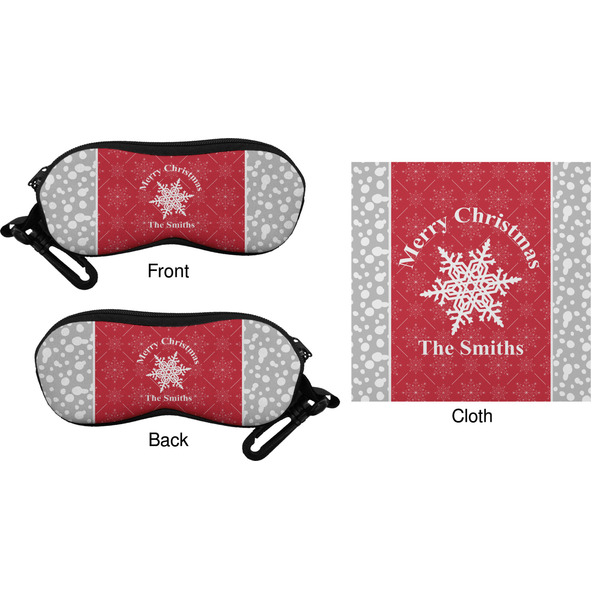 Snowflakes Eyeglass Case & Cloth (Approval)