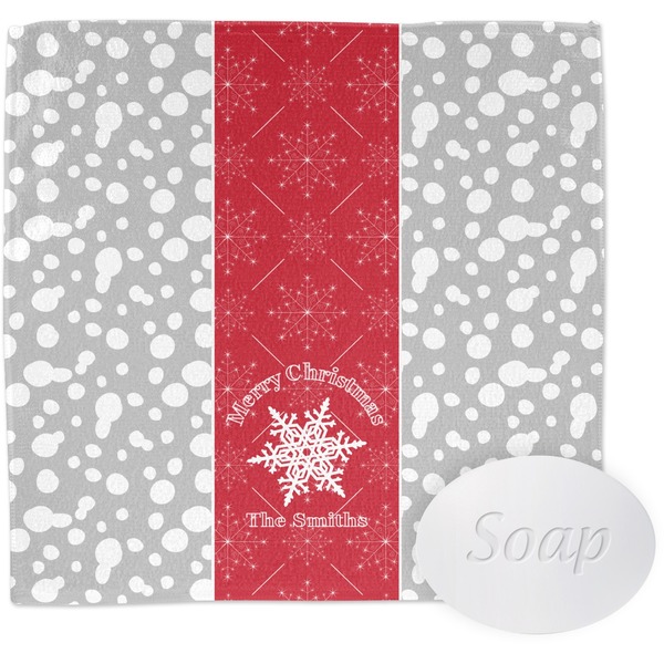 Custom Snowflakes Washcloth (Personalized)