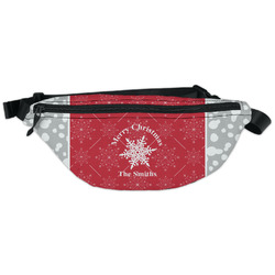 Snowflakes Fanny Pack - Classic Style (Personalized)