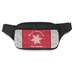 Snowflakes Fanny Pack - Modern Style (Personalized)