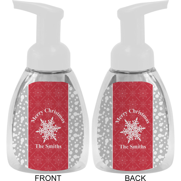 Snowflakes Foam Soap Bottle Approval - White