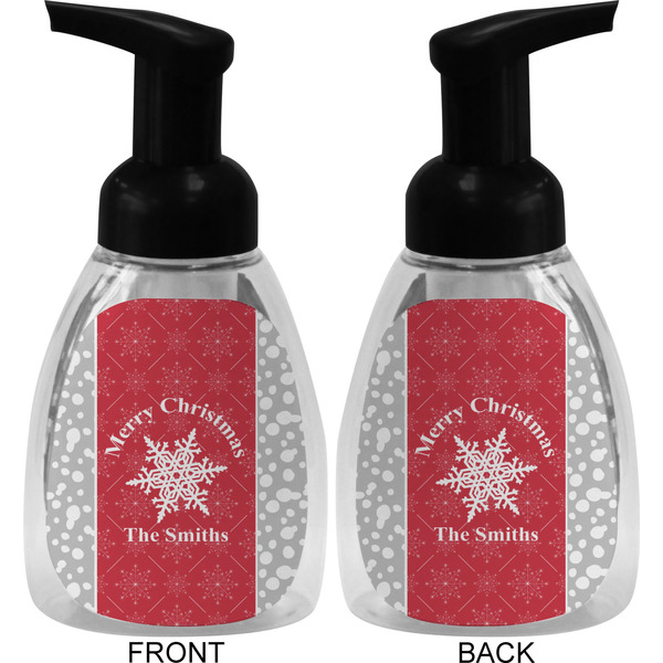 Snowflakes Foam Soap Bottle (Front & Back)
