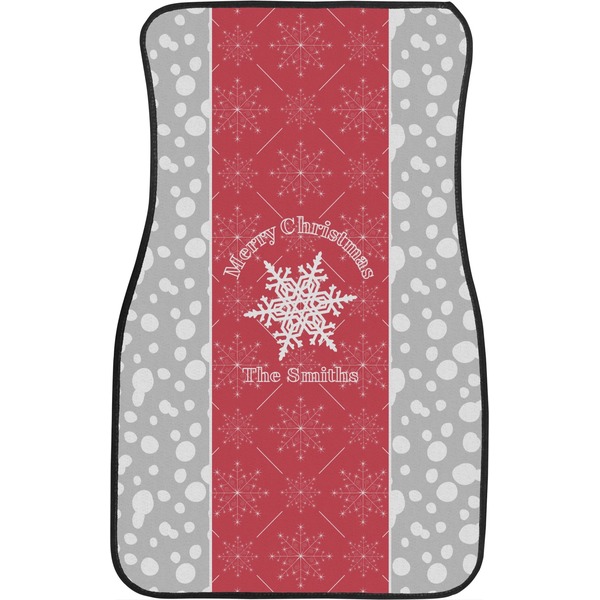Snowflakes Front Seat Car Mat