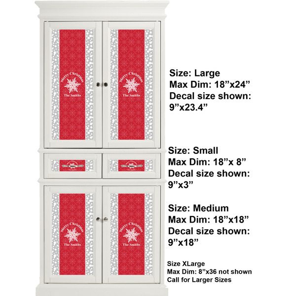 Snowflakes Full Cabinet (Show Sizes)