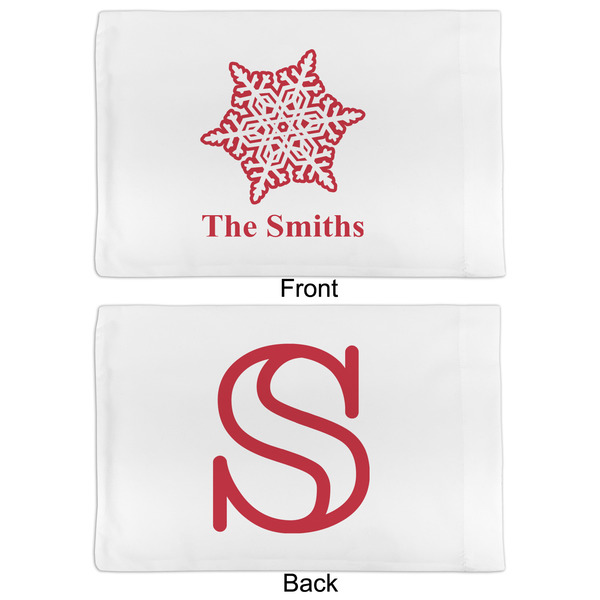 Snowflakes Full Pillow Case - APPROVAL (partial print)